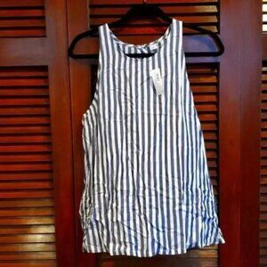 Old Navy High Neck Striped Top | NWT | size L